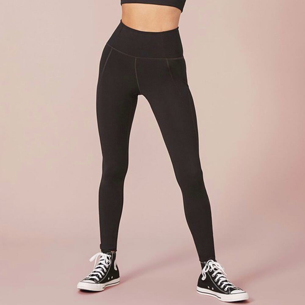 Girlfriend Collective M Compressive High-Rise Legging Black Active Tight Pants